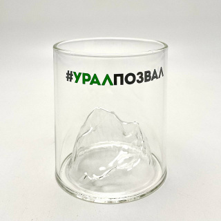 Стакан прозрачный Урал - Горы стекло
